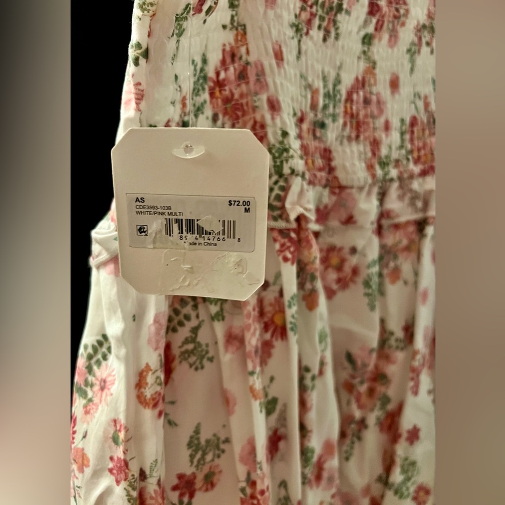Altar'd State Pink and Green Floral Dress - Picture 3 of 3